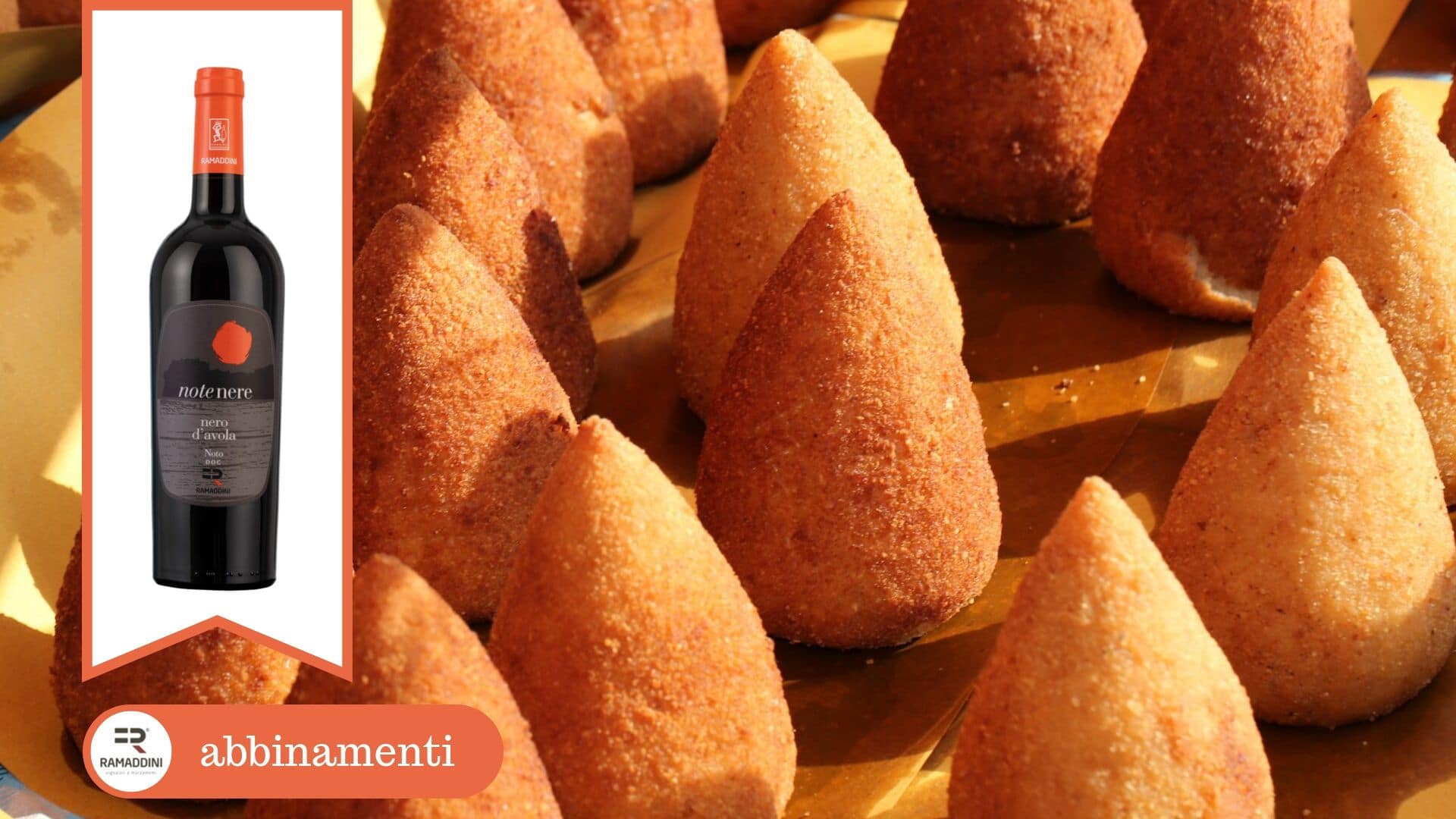 Arancini e vino: abbiniamo il Nero d’Avola!