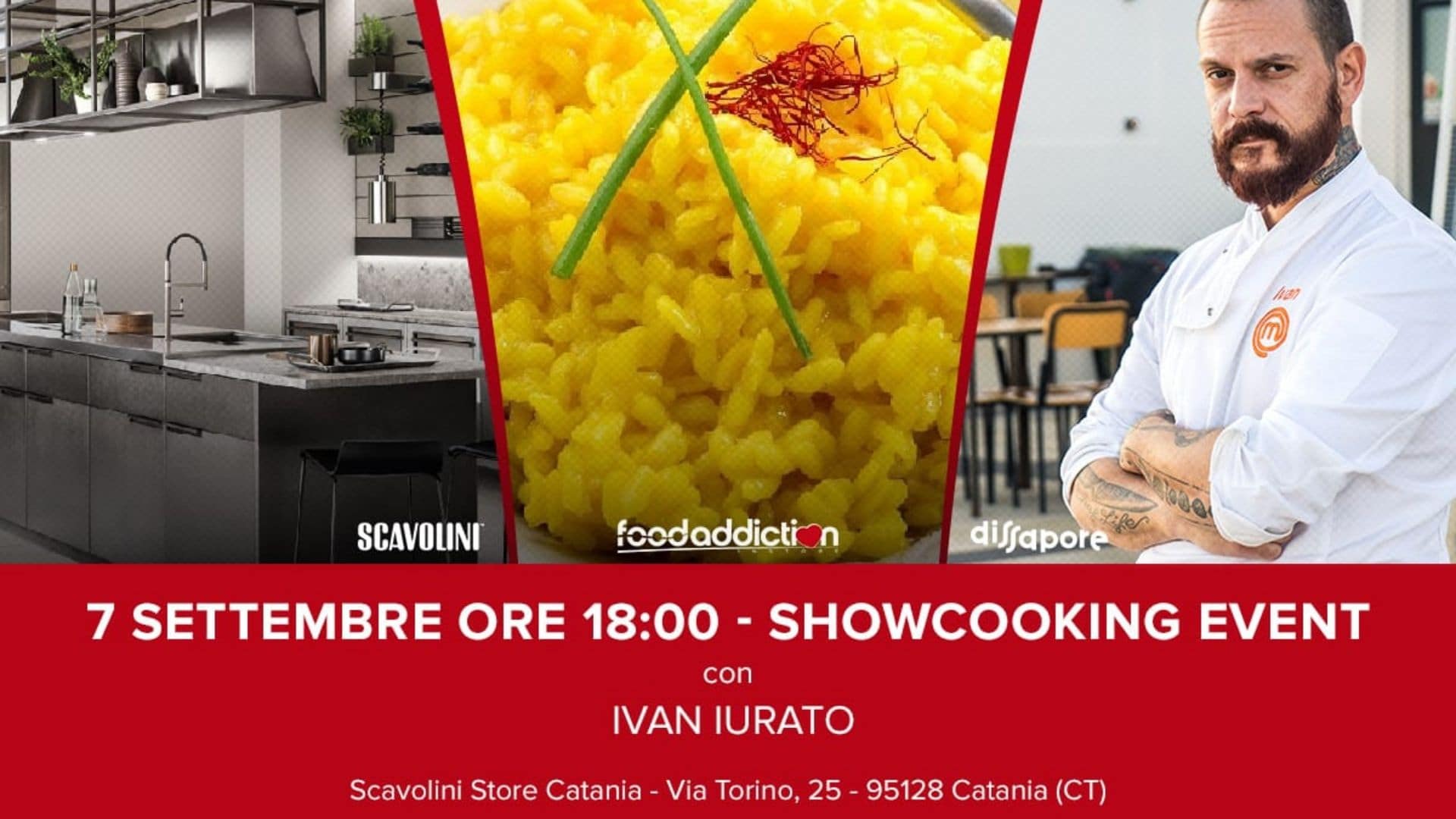 Siamo allo show-cooking con Ivan Iurato di Masterchef!